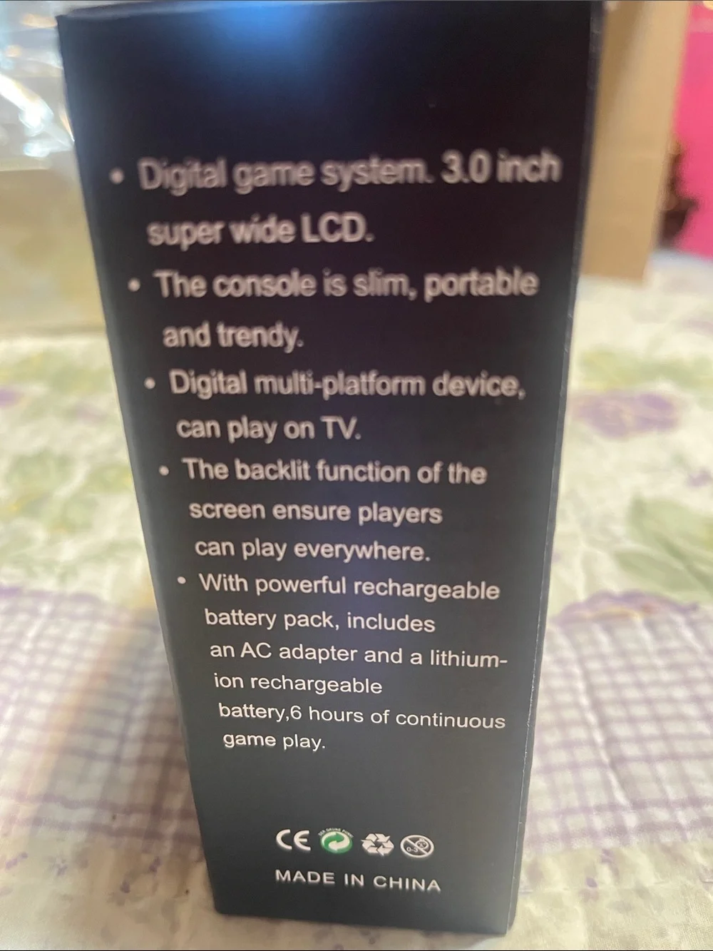 Handheld Gaming Console - Black - Picture 2 of 3